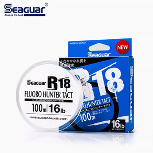 Seaguar R18 FLUORO HUNTER TACT Carp Wire Leader Line Fluorocarbon Test Carbon Fiber Monofilament pour la pêche en rivière et en lac - Product Image 5