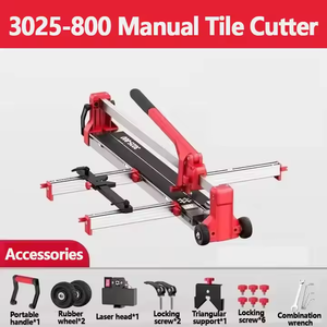 Coupe-carreaux manuel à roue à rouleaux 1200MM Shijing 3025-1200 Coupeur de couteau à pousser et à tirer Portable <span class=keywords><strong>Machine</strong></span> de découpe de dalle de pierre - Product Image 4
