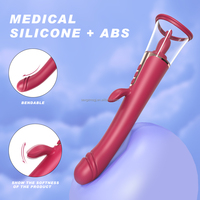 3-in-1 G-Punkt Vibrator Klitoris-Stimulator Zungen-Leck-Vibrator Klitoris-Sauger Vibradores Para Mujer