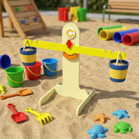 Jouet d'équilibre sablier pour le sable et l'eau, équipement de jeu extérieur avec sablier