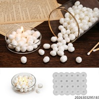 Moule en silicone pour perles de cire de perle Early Riser, pour plâtre, ciment, résine, bougies d'aromathérapie, bricolage, style océan, décoration artisanale parfumée