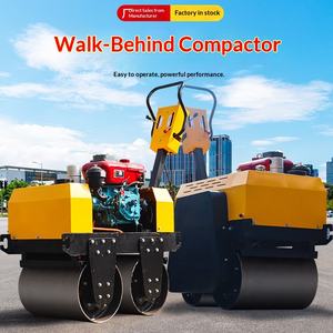 Rodillo Compactador Vibratorio Miniatura de Una o Dos Ruedas de Acero, 1 Tonelada, 3,2 Toneladas, Compactador de Vibración Totalmente Hidráulico - Product Image 1