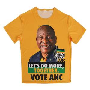 Gahumi T-shirt personnalisé pour homme en polyester 100% T-shirt uni de haute qualité pour la campagne et les élections au Botswana et le style - Product Image 3