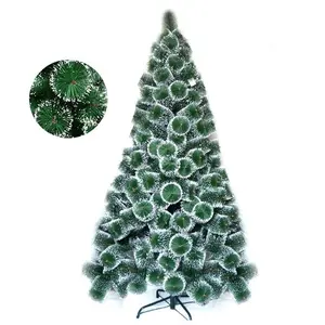 White Dot Series White Dotted Pine Needles Hanging From Trees Luxury Artificial Christmas Decorative Tree