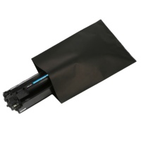Sacs en PE conducteur antistatique avec logo de taille personnalisée grand film/pochette conducteur noir pour le transport de circuits imprimés