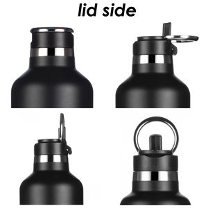 Stainless Steel Double Wall Vacuum Insulated Baby Sport <b>Bottle</b> Lid Handle Reusable Thermos Flask for Baby 12-24 Hours Thermal - Product Image 5