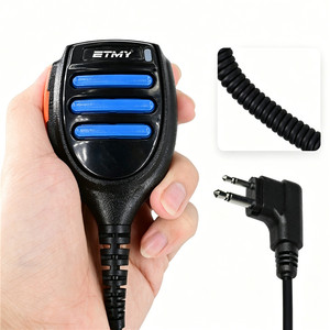 <strong>MI</strong>-99 Walkie Talkie Microphone 2 Pin Speaker <strong>Mic</strong> Shoulder Handheld Radio <strong>Mic</strong> for Baofeng UV-5R UV-82 TK2000 Wire <strong>Mic</strong> - Product Image 5