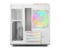 SOEYI 0.8MM SPCC Micro ATX Mini ITX Cube Châssis de boîtier d'ordinateur de jeu MATX personnalisé 120mm Ventilateur avant Boîtier PC préinstallé avec ventilateur