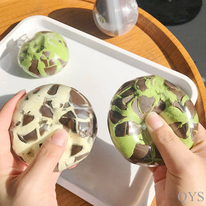 QYS Handmade Chocolate <b>Ball</b> TPR Squishy Toy Soft Stress Relief <b>Squeeze</b> Toy for Kids Adults - Product Image 5