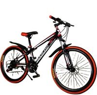 Vélo de route et de montagne à double paroi, jantes de 24 pouces, vélo de route, vente en gros d'usine, alliage d'aluminium avec cadre en acier à haute teneur en carbone, OEM