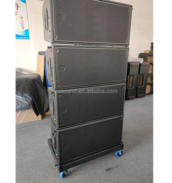 High Quality Dual 10 Inch Active Audio Line Array Speakers Sound Audio System for Outdoor Activity