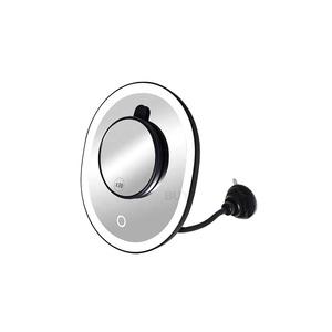 Phòng tắm thông minh gương cảm ứng Dimmer hình bầu dục dẫn gương với chống sương mù đen khung Vanity cho khách sạn sang trọng dự án - Product Image 2