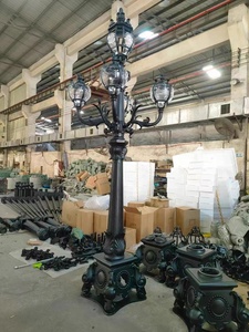 Luces de Jardín Esféricas Retro Europeas con Puntas, IP65 Impermeables, LED de Aluminio, 85-265V, Luces de Calle para Exteriores - Product Image 4
