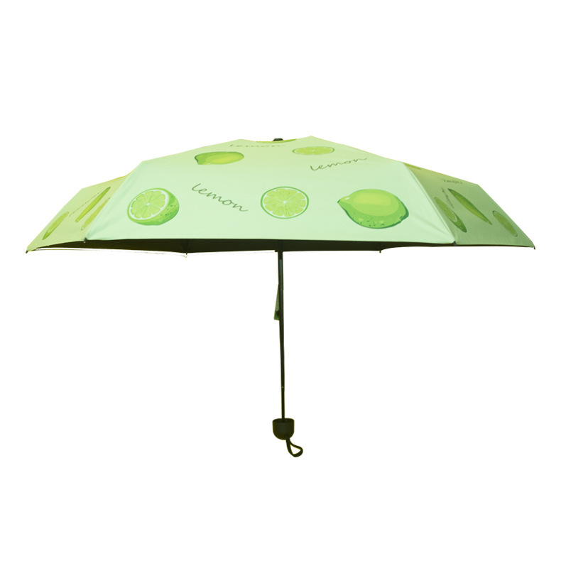 Лидер продаж 2021, супермаленький складной зонт, многоцветный зонт в виде фруктов в капсулах, оптовая продажа, индивидуальная печать снаружи
