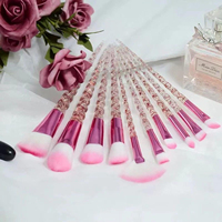 Pinceaux de maquillage professionnels haut de gamme en synthétique pour fond de teint, correcteur, fards à paupières et blush, avec étui noir – Offre Spéciale