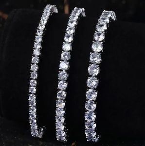 Wholesale Tennis <b>Chain</b> 2mm 3mm Mens Tennis Bracelet Hip Hop Diamond <b>Vvs</b> Jewelry 2mm 3mm 4mm 5mm Tennis <b>Chain</b> - Product Image 2
