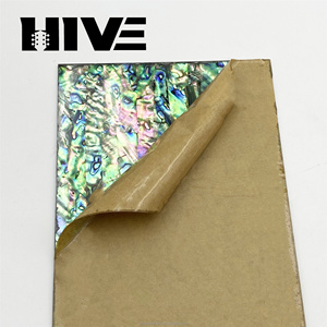 HIVE Wholesale Exquisite Pure Natural Paua Mother Pearl Abalone <strong>Shell</strong> Sheet Decorative <strong>Shell</strong> Board for DIY Guitar Decoration - Product Image 6