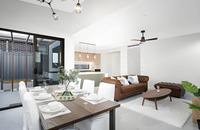 Maison modulaire préfabriquée en structure acier moderne, imperméable et de haute qualité pour villa, appartement, bureau ou immeuble