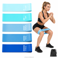 Accesorios de Gimnasio, Juego de Bandas de Resistencia de Látex, Bandas de Ejercicio para Fitness, Yoga, Pilates, Entrenamiento de Glúteos, Logotipo Personalizado, Venta al Por Mayor de Fábrica