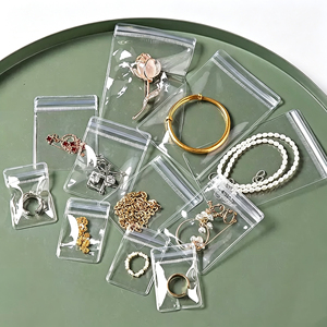 Bolsa Transparente Mini <span class=keywords><strong>Ziploc</strong></span> para Joyería, Bolsa de PVC para Pulseras y Joyas, Bolsa Transparente de <span class=keywords><strong>Plástico</strong></span> con Cierre Ziplock para Guardar Aretes - Product Image 3