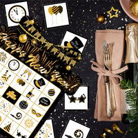 Nouveau jeu de cartes de bingo festif et durable pour adultes, idéal pour les soirées et les rassemblements en intérieur, crée une ambiance festive