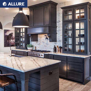 Allure סין להרכבה עצמית עץ קיר פנל ממוחזר דובדבן מוצק עץ אגוז מטבח ארונות דגם קופסות - Product Image 4