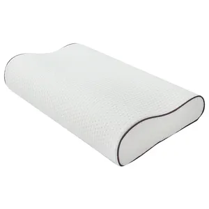 Neck Support Bamboo Pillow Cervical New MASSAGE Polyester/Cotton Anti-Static Anti Dust Mite Wave Shape Bed Pillows