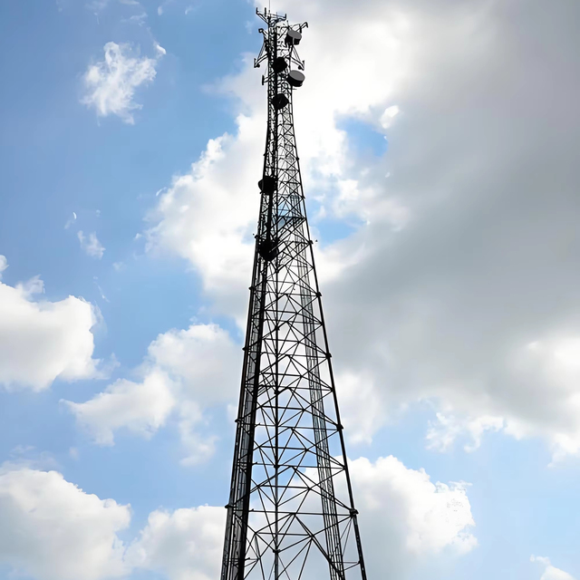 Quick-Install Steel Communication Tower-High Strength Hot Dip Galvanized ISO9001 Certified Customizable Height for New Urban