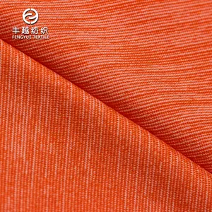 6004 #160g nylon poliestere elasticizzato filato sportivo t-shirt tessuto traspirante e traspirante