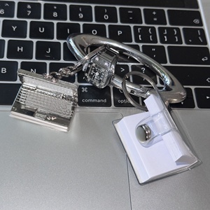 Workaholic พวงกุญแจต้นฉบับ cleanfit โน้ตบุ๊คจี้อัจฉริยะสูงตกแต่งสไตล์โลหะปีนเขา - Product Image 2