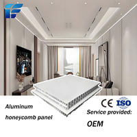 Panneau de plafond en aluminium alvéolaire ignifuge, imperméable, durable, facile à installer, design moderne, léger, prix d'usine pour