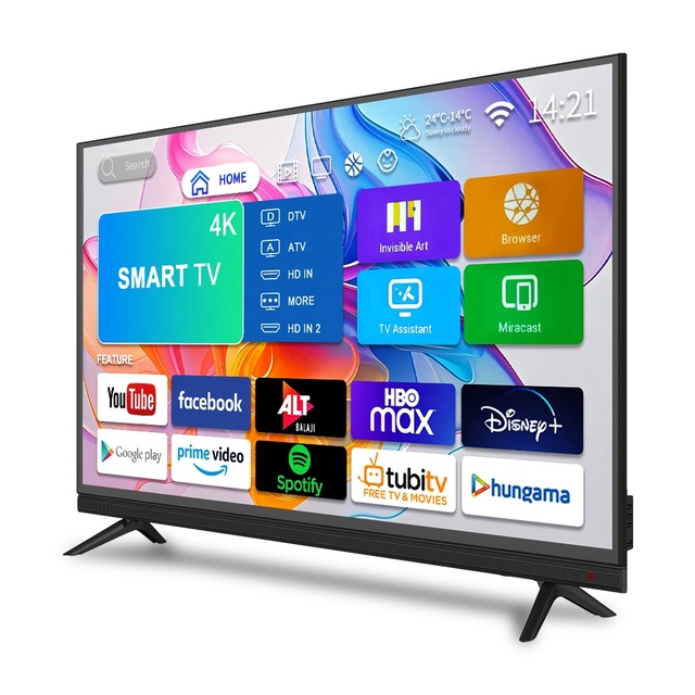 TV Inteligente Original 4k 8k ultra hd Qled Led Wifi Android 32 43 55 65 75 100 Pulgadas Television De Pantalla Grande