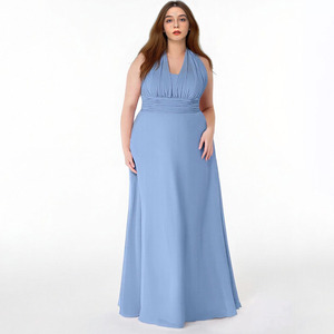 TEENYEE Custom Designer Chiffon multivie Infinite <span class=keywords><strong>damigelle</strong></span> d'onore abito con scollo all'americana abito da festa per il <span class=keywords><strong>matrimonio</strong></span> - Product Image 5