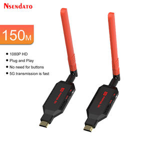Émetteur-récepteur vidéo et audio sans fil 1080P, extension 150M/100M 5.8G, en PVC, moule privé, dongle <span class=keywords><strong>TV</strong></span> Stick pour moniteur et téléviseur - Product Image 1
