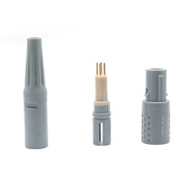 Conector Circular de Plástico de 4 Pines FAG Medical Push-Pull Redels