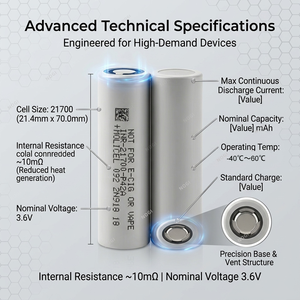 Baterai Silinder Premium Molicel 4200mAh 3.7V NMC 21700 untuk Sepeda Listrik - Product Image 4