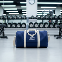 Sac de sport en toile imperméable moderne de luxe avec logo personnalisé pour hommes et femmes |   Sac de sport tendance avec compartiment à chaussures et fermeture éclair 20-30L