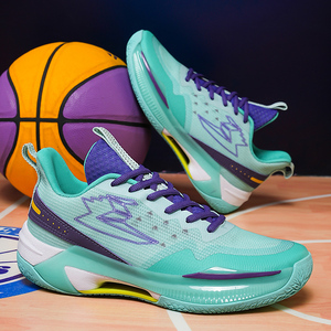 <strong>2026</strong> NEW LEAO Fashion Sneaker High Elastic Running Colorful Breathable Flying Woven Men's <strong>Basketball</strong> Sneakers <strong>Shoes</strong> - Product Image 6