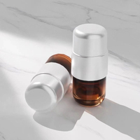 Flacon en verre pour fond de teint liquide 30ML 50ML avec pompe pulvérisatrice PP, estampage à chaud, emballage vide pour soins de la peau et shampoing