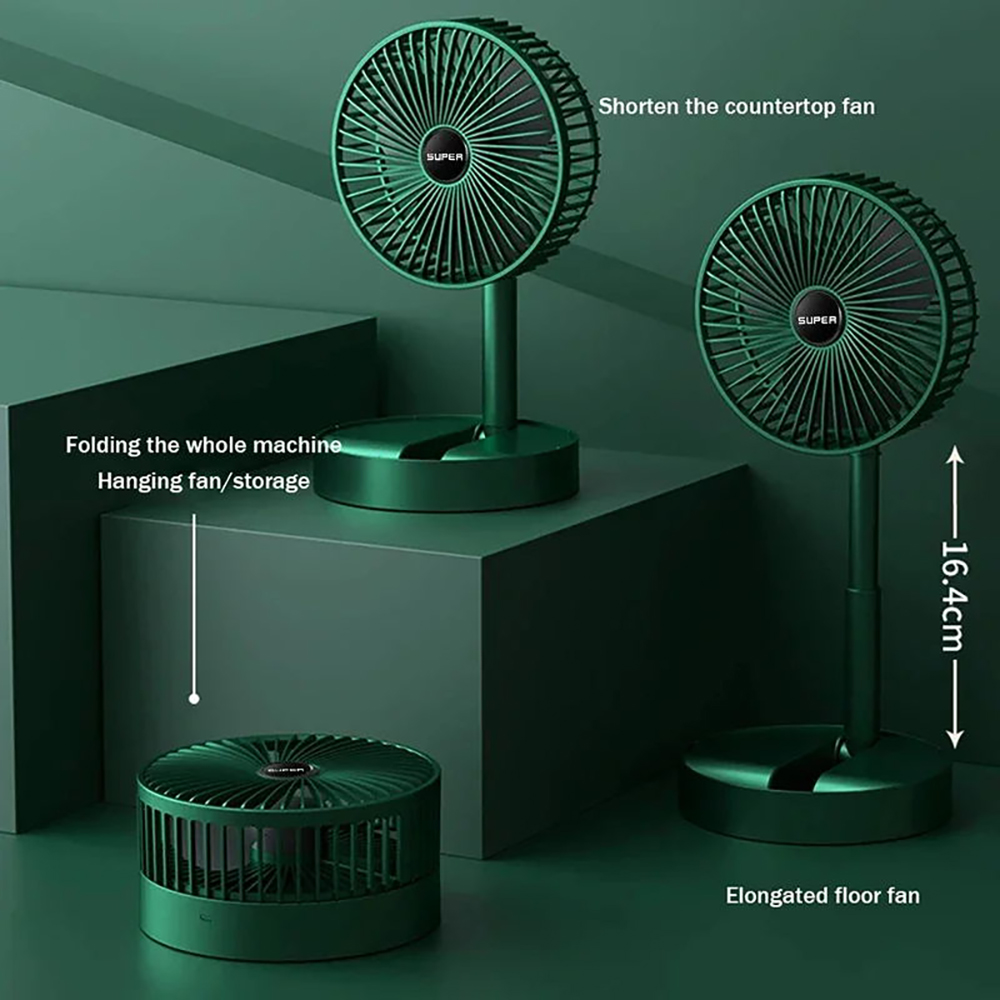Countertop Fans Factory Wholesale Folding Portable Fan Mini Ventilador Rechargeable ...
