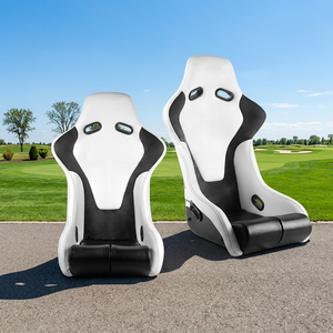 SSCUS Fauteuil de Gaming Professionnel en Fibre de Carbone Apex-CF et Cuir PU, Siège Baquet Complet Inclinable, Pivotant Dynamique pour Ordinateur et Course - Product Image 1