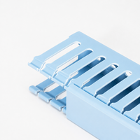 Goulotte de câblage en PVC de haute qualité 25x25 mm, canal de câblage ouvert à fentes, organisateur de câbles