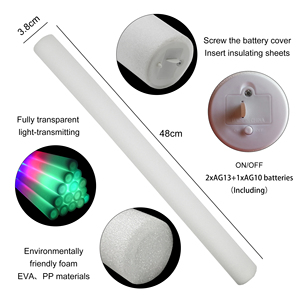 Hiện Đại Nhiều Màu <span class=keywords><strong>LED</strong></span> Ánh Sáng Bọt Gậy Gậy Phát Sáng Nhà Máy-Thúc Đẩy Buổi Hòa Nhạc Nguồn Cung Cấp Bên Cho Ramadan Tốt Nghiệp Phục Sinh Năm Mới - Product Image 6