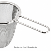 Ensemble d'infuseurs à thé en vrac à long manche en acier inoxydable 304, écologique, moderne, à mailles fines, avec filtre pour tasses à usage domestique