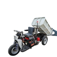 Tricycle à benne basculante diesel Inca Rock 1 tonne, moteur à démarrage électrique, batterie 60A, frein à huile, poids 480 kg