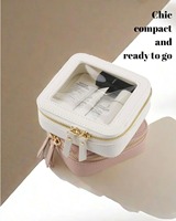 5*4.7 pouces mignon clair pochette de maquillage Mini sac cosmétique avec Logo personnalisé pour l'école voyage et sac à main organisateur étui