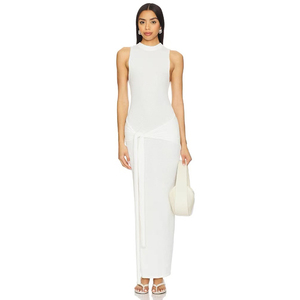 精品批发<span class=keywords><strong>2026</strong></span>春季新款时尚圆领气质修身通勤女连衣裙 - Product Image 1