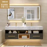 현대 세면대, 욕실 캐비닛 미러 및 대리석 욕실 캐비닛 드레싱 테이블 벽
