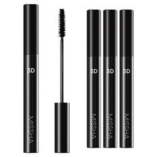 Per MISSHA 3D per Mascara 4 pezzi Set 7g di cosmetici neri liquidi ingrediente cheratina di lunga durata senza crudeltà Logo personalizzato - Product Image 1
