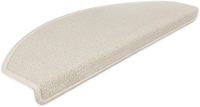 A-Light Tapis d'escalier moderne beige facile à nettoyer Tapis semi-circulaire à usage intérieur disponible en plusieurs couleurs pour l'emballage de vente par correspondance